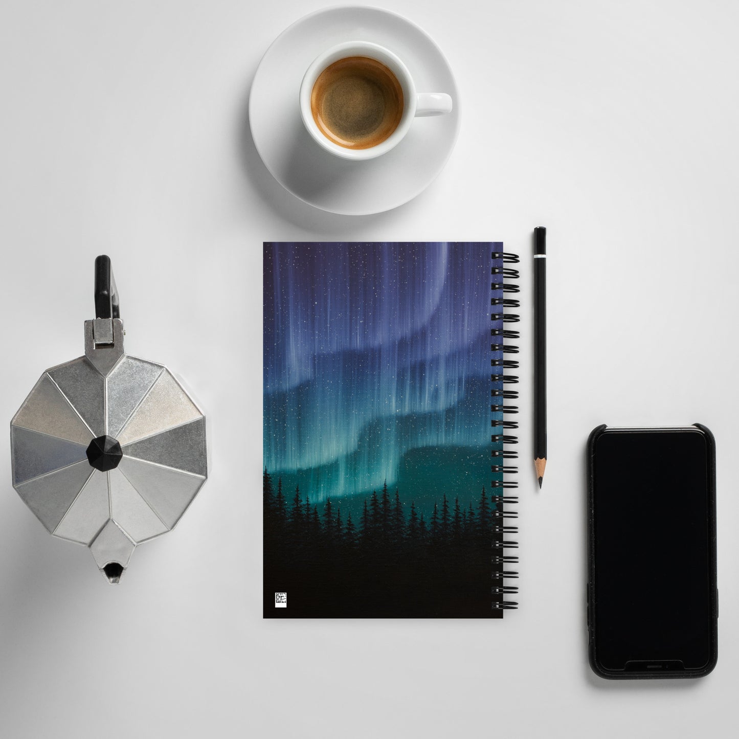 Opalescent Spiral notebook