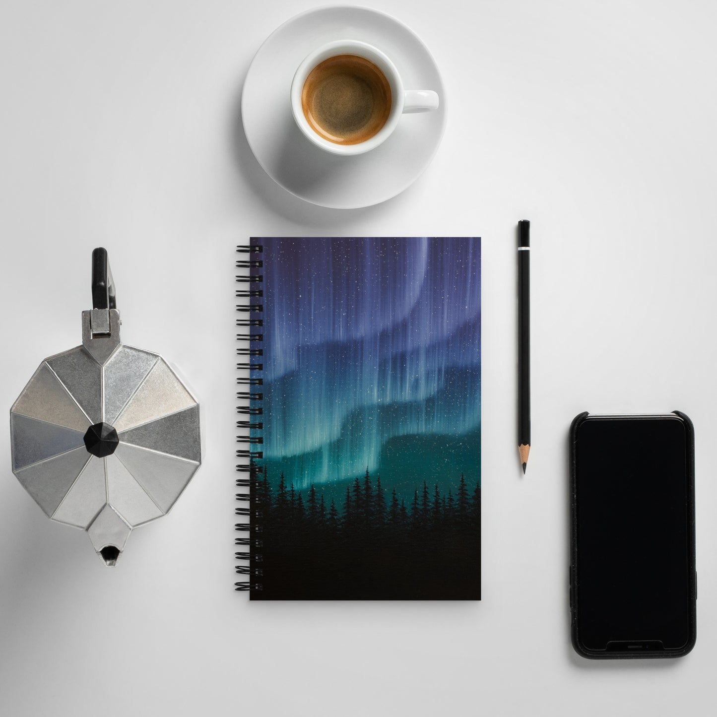 Opalescent Spiral notebook