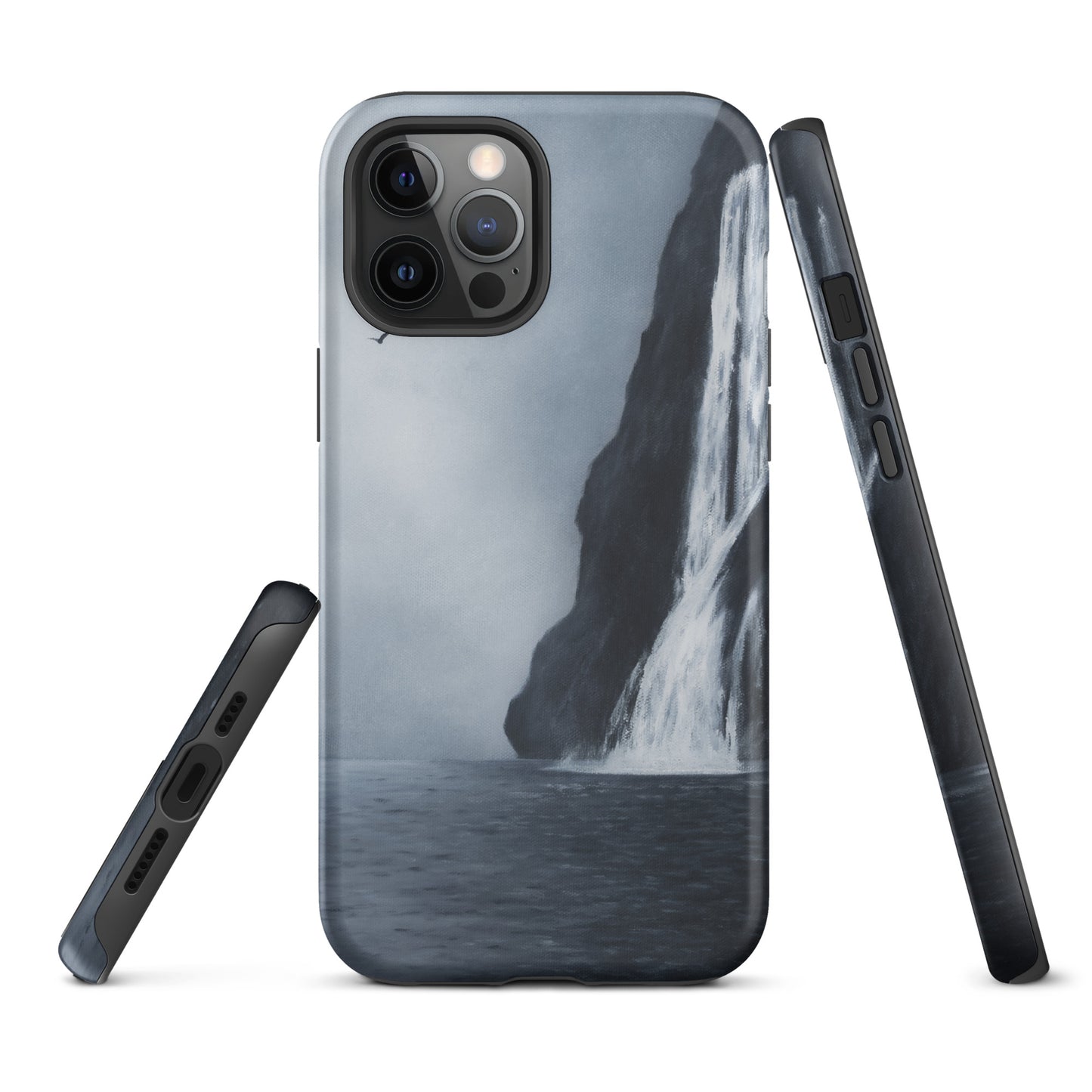 Black Water Bay Tough iPhone case